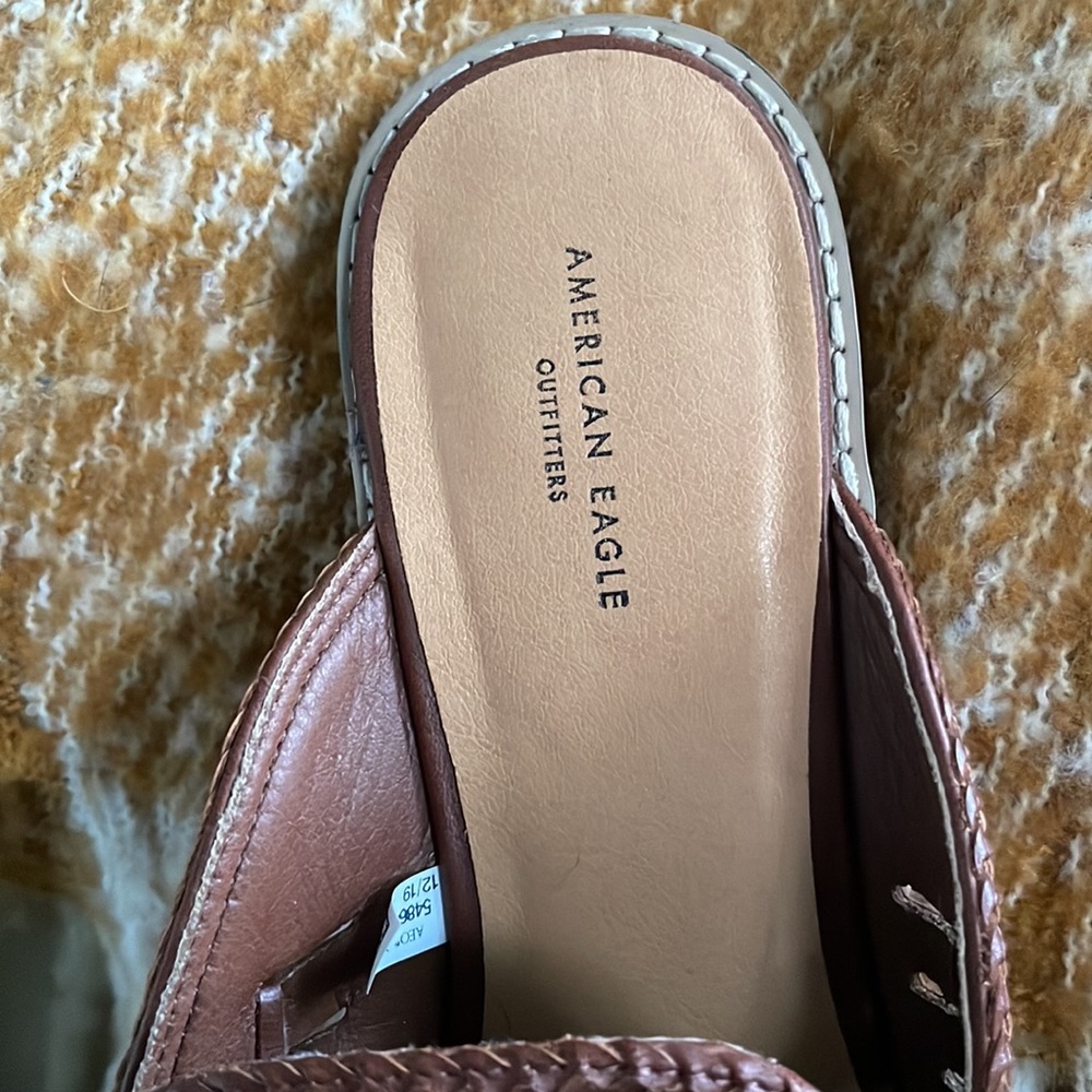 AEO Woven Slip-On Mule Sandals - Picture 2 of 3